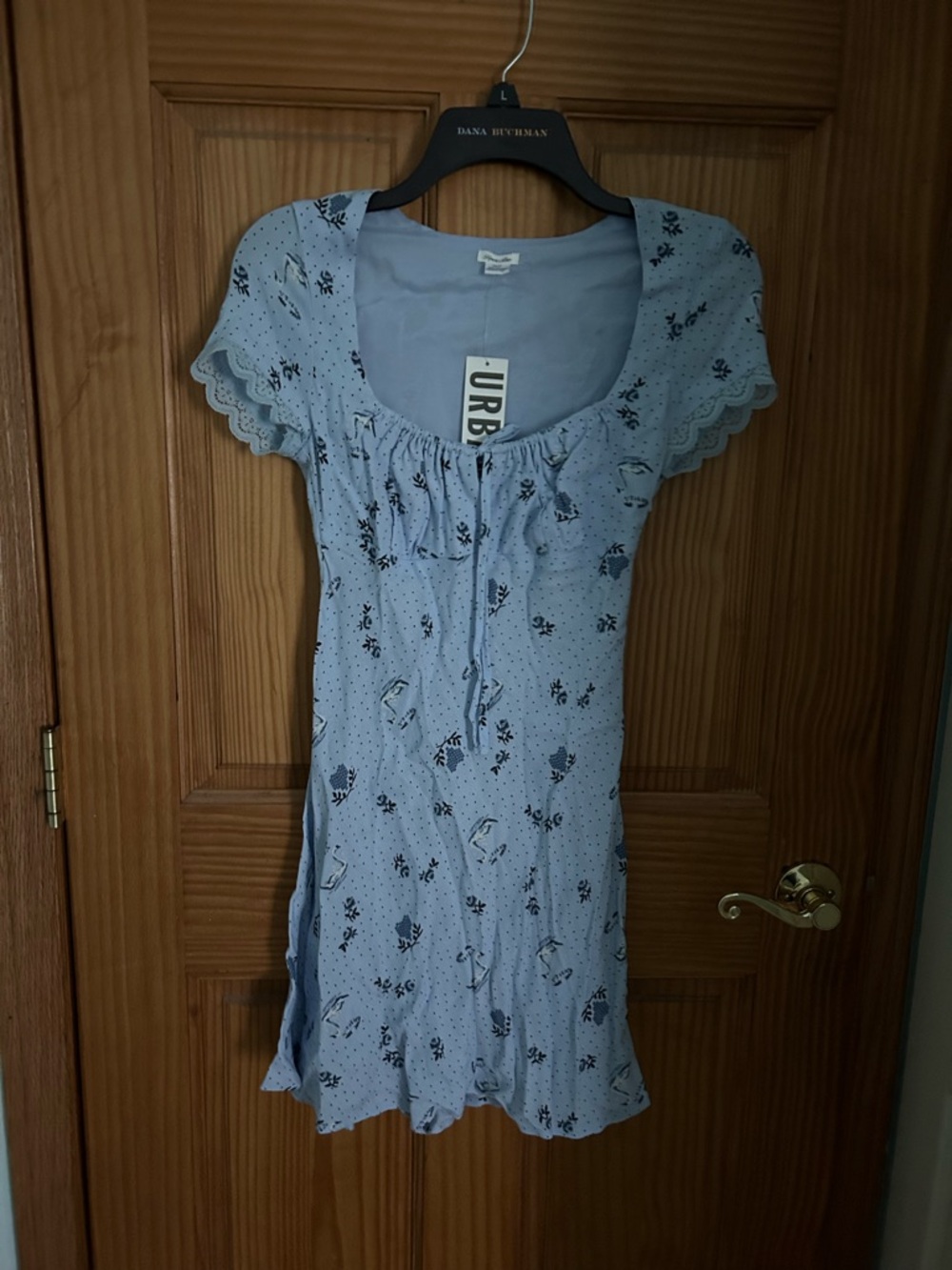 Kimchi Blue Pale Blue Scoop Neck dress